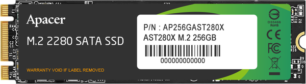 SSD диск Apacer 256GB (AP256GAST280X-1) - фото