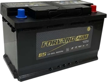 Автомобильный аккумулятор FORVARD AGM 800A L4 12V85 AH / FAL4.85.800.AGM - фото