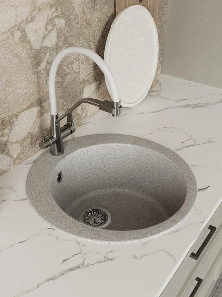 Мойка кухонная Teymi Lori Midi 51х51 / T120126