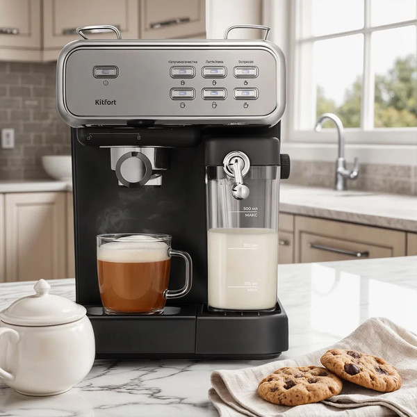 Кофеварка эспрессо Kitfort КТ-7563