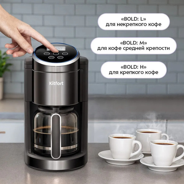 Капельная кофеварка Kitfort КТ-7567