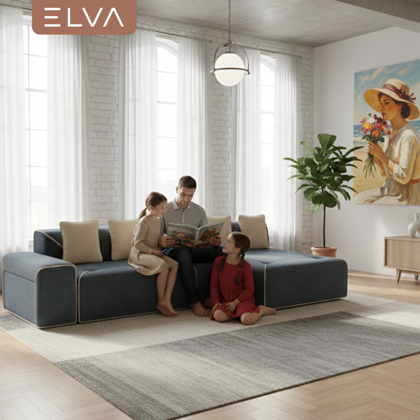 Диван угловой ELVA Порту А4Л-Т2С-К8П правый