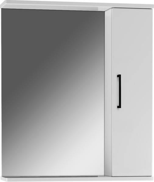 Шкаф с зеркалом для ванной Айсберг Контраст 60 - фото