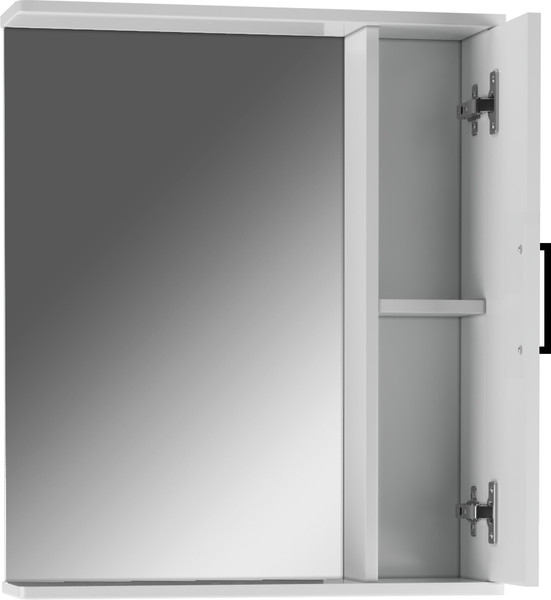 Шкаф с зеркалом для ванной Айсберг Контраст 60