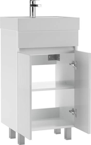 Тумба под умывальник Айсберг Фостер 50 Бриз без ящика