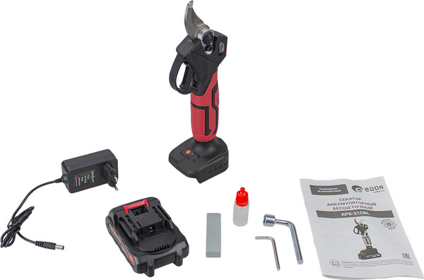Секатор аккумуляторный Edon APS-21CBL / 40616