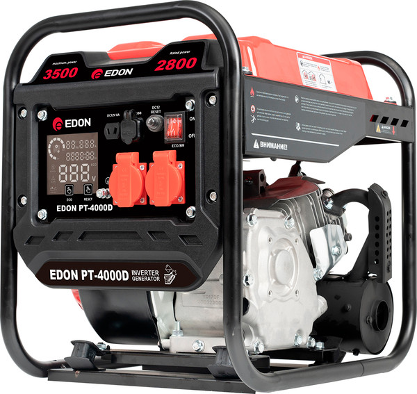 Бензиновый генератор Edon PT-4000D / 42312 - фото