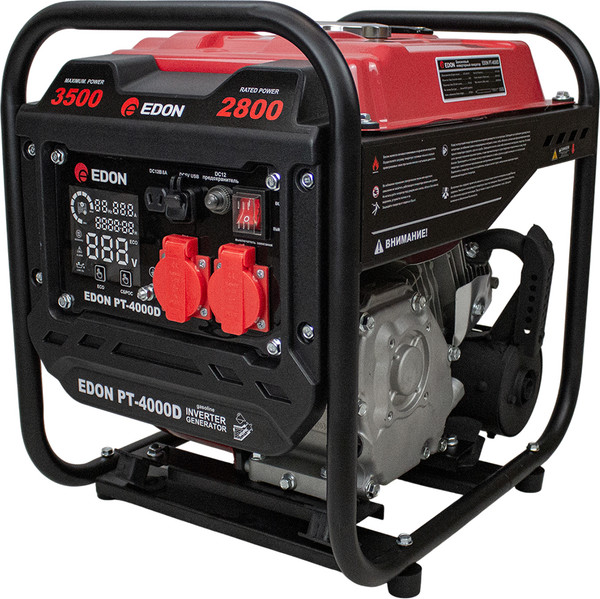 Бензиновый генератор Edon PT-4000D / 42312