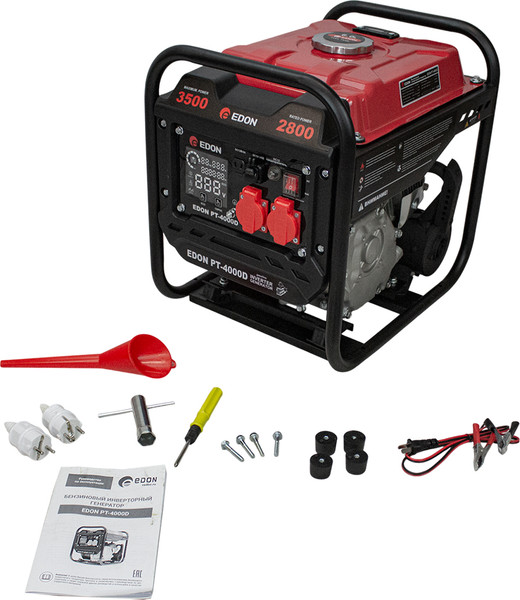Бензиновый генератор Edon PT-4000D / 42312
