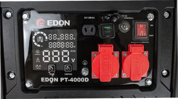 Бензиновый генератор Edon PT-4000D / 42312