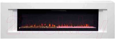 Портал для камина Смолком Line V60 (бьянко белый) - фото