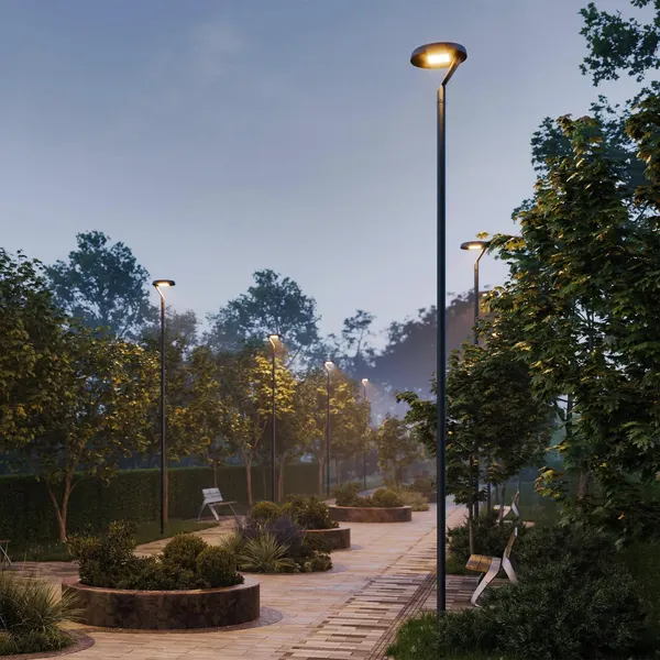 Светильник уличный Arlight ALT-DEKKEL-50W Warm3000 BK 145x40 deg / 051858