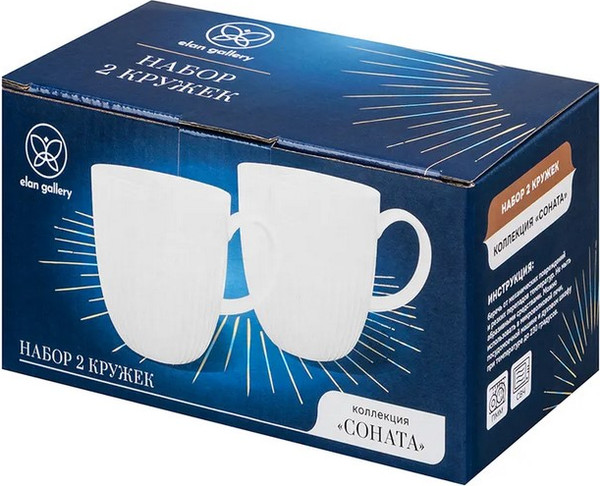 Набор кружек Elan Gallery Соната / 520153
