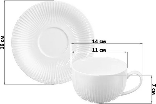 Набор для чая/кофе Elan Gallery Соната / 520156