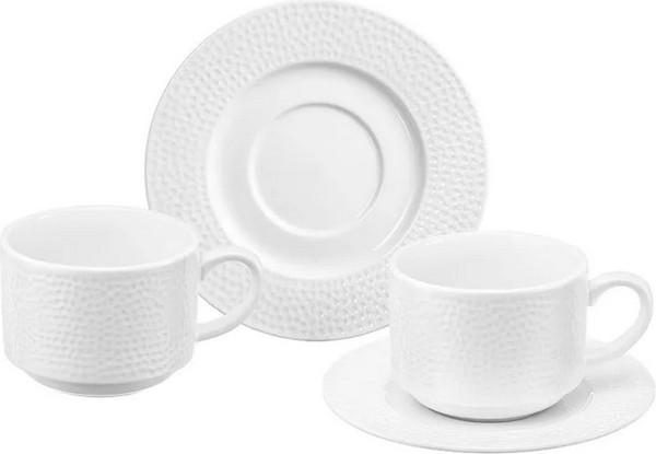 Набор для чая/кофе Elan Gallery Белый коралл / 520160 - фото