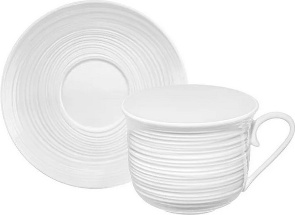 Чашка с блюдцем Elan Gallery Шелк / 950443 - фото