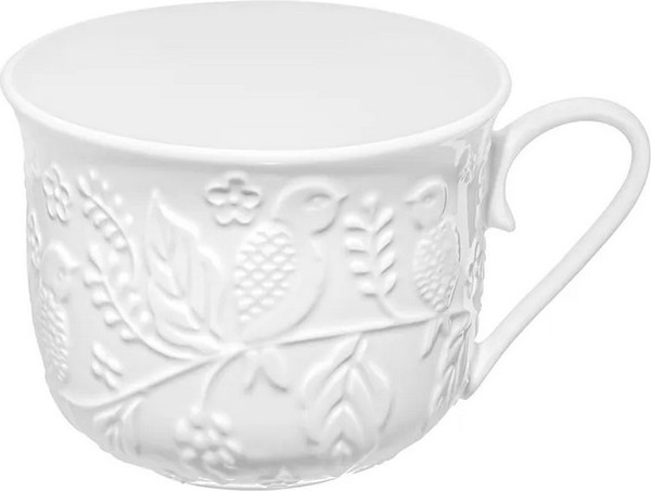 Чашка с блюдцем Elan Gallery Птички на ветке / 950448