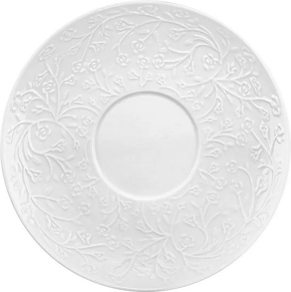 Чашка с блюдцем Elan Gallery Веточки-цветочки / 950445