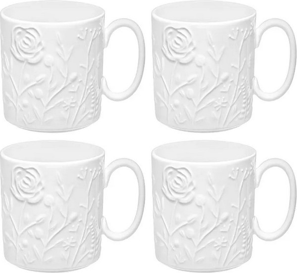 Кружка с блюдцем Elan Gallery Полевые цветы / 950400 - фото