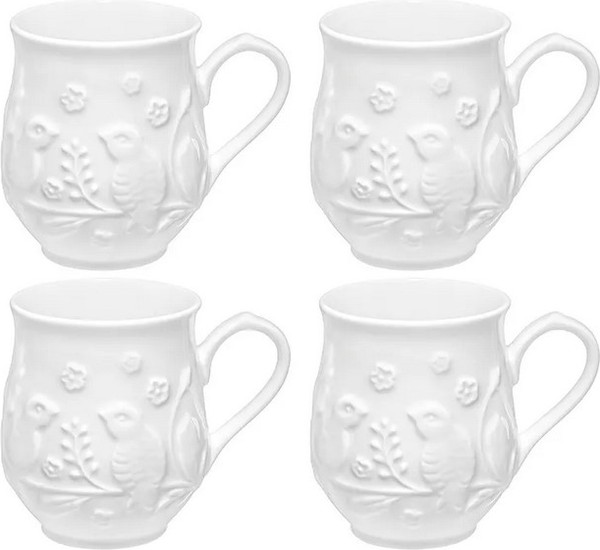 Набор кружек Elan Gallery Птички на ветке / 540988 - фото