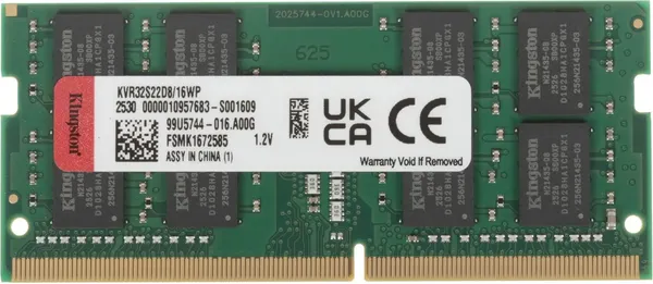 Оперативная память DDR4 Kingston KVR32S22D8/16WP - фото