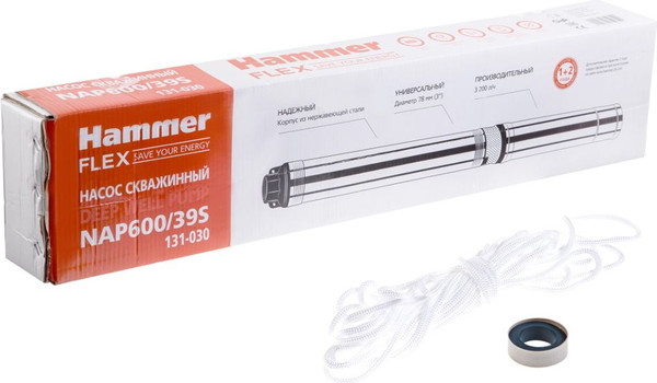 Скважинный насос Hammer NAP600/39S