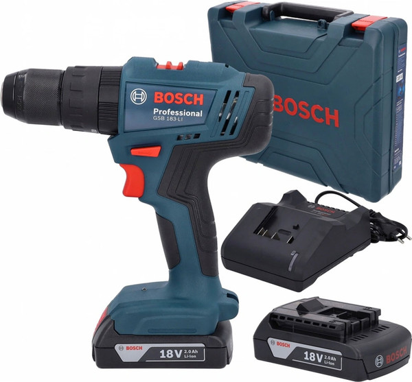 Профессиональная дрель-шуруповерт Bosch GSB 183-LI - фото
