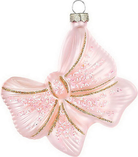 Елочная игрушка Inge's Christmas Figural Glass Ornaments Бант / 64734H120_2 - фото