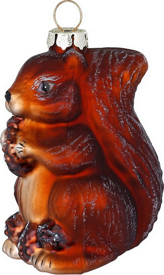 Елочная игрушка Inge's Christmas Figural Glass Ornaments Белка / 65005H120 - фото