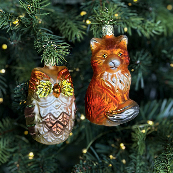 Елочная игрушка Inge's Christmas Sparkling Joy Бриллиантовая сова / 10043S025