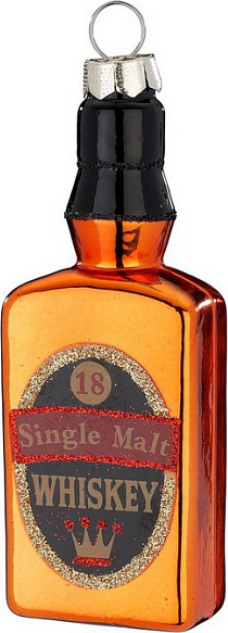 Елочная игрушка Inge's Christmas Figural Glass Ornaments Виски / 64930H120 - фото