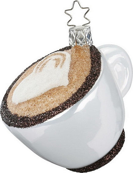 Елочная игрушка Inge's Christmas Coffee Table Капучино / 10095S018 - фото