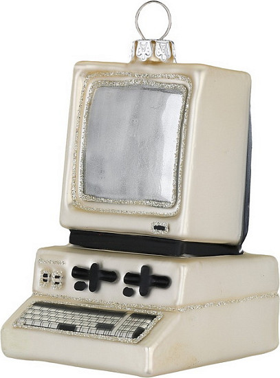 Елочная игрушка Inge's Christmas Figural Glass Ornaments Компьютер / 64948H120 - фото