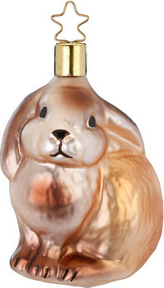 Елочная игрушка Inge's Christmas Spring Greetings Мистер Длинноухий (кролик) / 10190S023 - фото