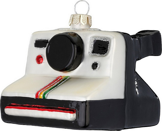 Елочная игрушка Inge's Christmas Figural Glass Ornaments Палароид (фотоаппарат) / 64927H120 - фото