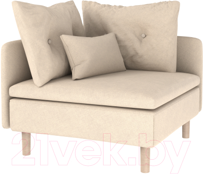 Кресло мягкое Mio Tesoro Угловое Линту Lintu Rog - фото