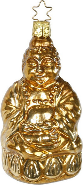 Елочная игрушка Inge's Christmas World of Hobbies Просветленный Будда / 10060S014 - фото