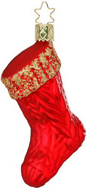 Елочная игрушка Inge's Christmas Wish for Christmas Рождественский носок / 10083S020 - фото