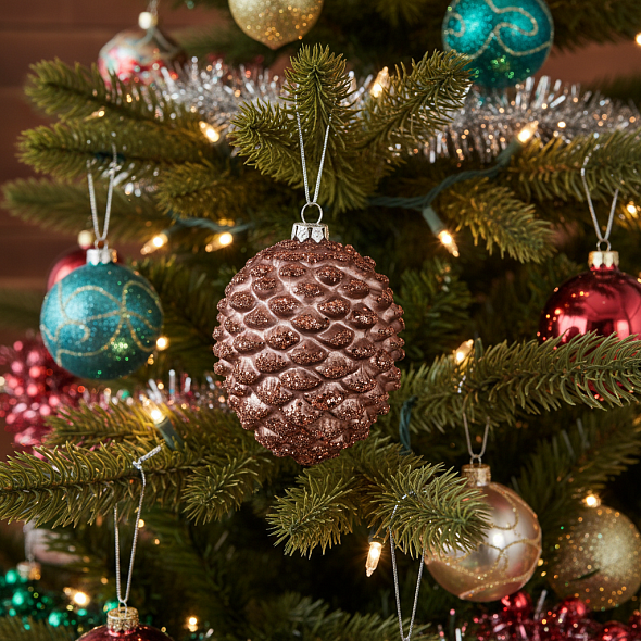 Елочная игрушка Inge's Christmas Classic Gold Шишка / 64470H12