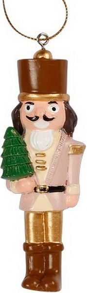 Елочная игрушка Inge's Christmas Romantic Whisper Щелкунчик с елкой / 700002340_2 - фото