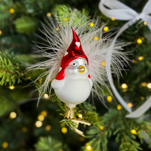 Елочная игрушка Inge's Christmas Прелестные перышки (птица) / 10101S024