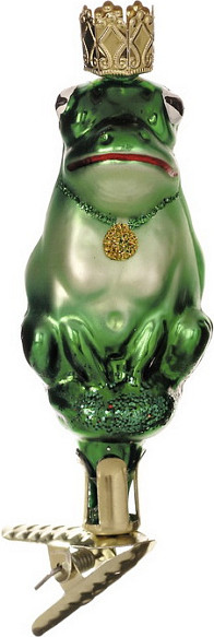 Елочная игрушка Inge's Christmas Once upon a Time Принц-лягушка / 10101S014 - фото