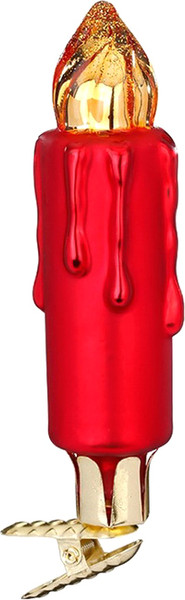 Елочная игрушка Inge's Christmas Figural Glass Ornaments Свеча / 64832H120_1 - фото