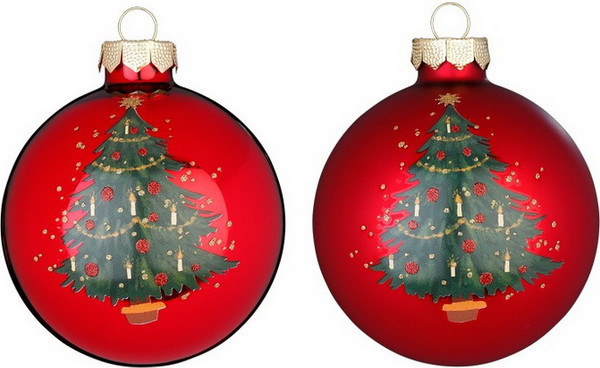 Шар новогодний Inge's Christmas Christmas Classics Елка / 40907H812