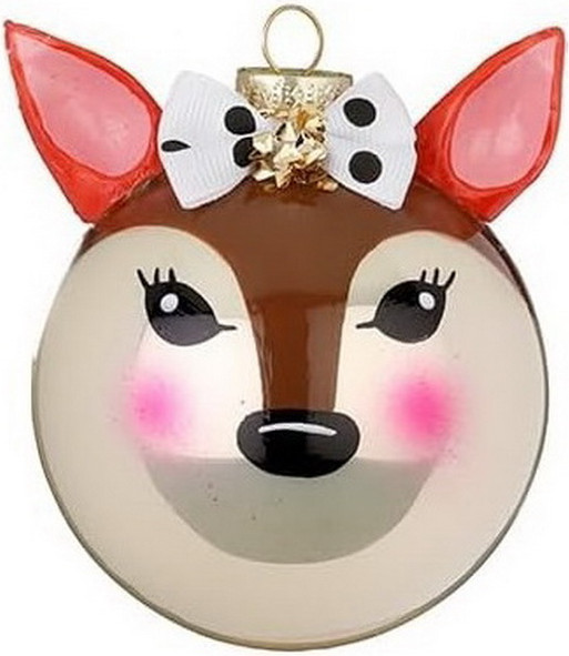 Шар новогодний Inge's Christmas Christmas Pets Косуля / 40440H812_4 - фото