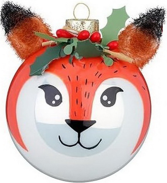 Шар новогодний Inge's Christmas Christmas Pets Лиса / 40440H812_2 - фото