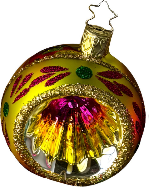 Шар новогодний Inge's Christmas Рождественские огоньки / 20686R006 - фото