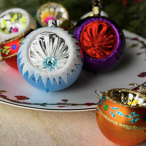 Шар новогодний Inge's Christmas Elegant Passion / 21738R008