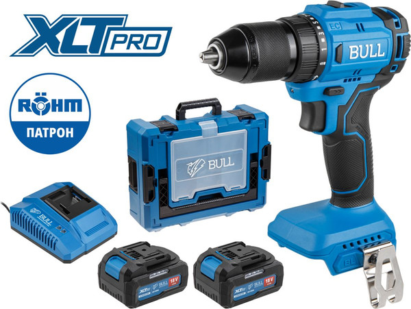Профессиональная дрель-шуруповерт Bull SR 1803 Xcase / 2329055