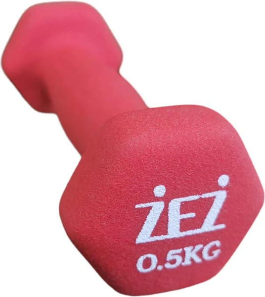 Гантель ZEZ Sport Виниловая / 0.5kg-N-К